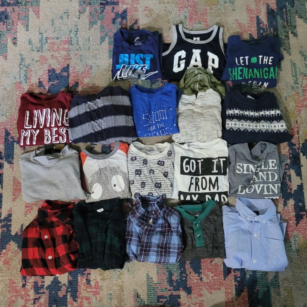 Toddler Boy Shirt Lot